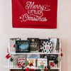 PRE-ORDER: {Vintage Red} Merry Little Christmas Banner