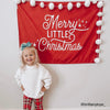 PRE-ORDER: {Vintage Red} Merry Little Christmas Banner