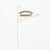 Kindergarten Graduate Flag {Black}