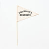 Kindergarten Graduate Flag {Black}