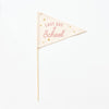 Last Day Of School Flag: Preschool - 12th Grade {Pink}