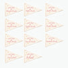 First & Last Day of School Flag Sets: Preschool - 12th Grade {Pink}