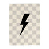 Lightning Bolt Banner - Hunny Prints x @jassn2 {Light Grey & Natural Check}