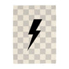 Lightning Bolt Banner - Hunny Prints x @jassn2 {Light Grey & Natural Check}