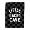 Little Racer Cave Banner - Hunny Prints x @jassn2 {Grey + Black Check}