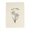 March Birth Month Banner: Daffodil Flower