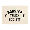 Monster Truck Society Banner - Hunny Prints x @jassn2 {Natural + Black}