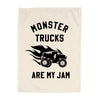Monster Trucks are My Jam Banner - Hunny Prints x @jassn2 {Natural + Black}