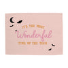 {Pink} Halloween - Most Wonderful Time of the Year Banner