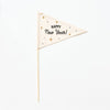 PRE-ORDER: {Gold & Silver} Happy New Year Flag