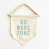 No Wake Zone Hang Sign