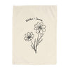 October Birth Month Banner: Cosmos Flower