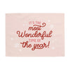 PRE-ORDER: {Red & Pink} It's the Most Wonderful Time of the Year Banner