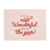 {Red & Pink} It's the Most Wonderful Time of the Year Banner