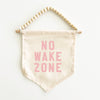No Wake Zone Hang Sign