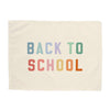 Back to School Banner with Rainbow Letters