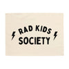 Rad Kids Society Banner - Hunny Prints x @jassn2 {Natural + Black}