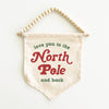 {Red & Green} Love You To The North Pole Hang Sign
