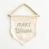 Make Waves Hang Sign