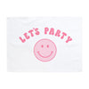 {Pink} Smiley Let's Party Banner