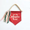 PRE-ORDER: On The Naughty List Hang Sign
