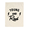 Young and Rad Banner - Hunny Prints x @jassn2 {Natural + Black}