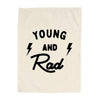 Young and Rad Banner - Hunny Prints x @jassn2 {Natural + Black}