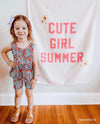 Cute Girl Summer Banner