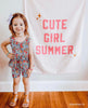 Cute Girl Summer Banner