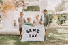 {White} Game Day Banner