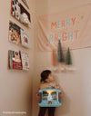 PRE-ORDER: {Pink + Blue} Merry & Bright Banner