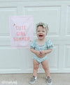 Cute Girl Summer Banner