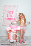 Cute Girl Summer Banner